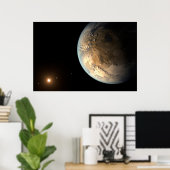 ケプラー–186f遠くの星を周回。 ポスター (ホームオフィス)