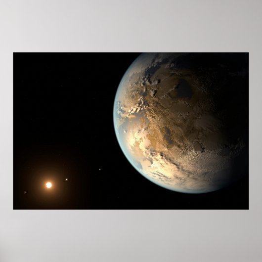 ケプラー–186f遠くの星を周回。 ポスター (正面)