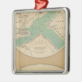 ケベックとその環境 メタルオーナメント (左)