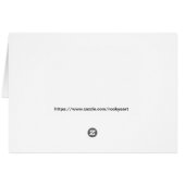 ケベックのオリジナルの水彩画のクリスマス (裏面横)