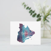 ケベックのシルエット ポストカード (スタンド正面)