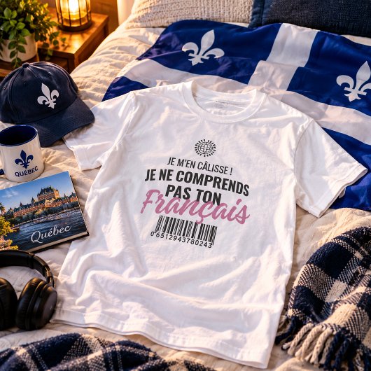 ケベックのフランス語 Tシャツ