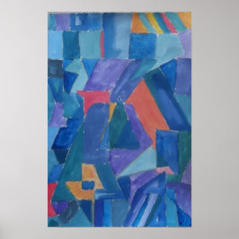 ケベックのブルーヒルズにカノッサキュービストハウスオンブルーヒルズ ポスター