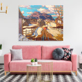 ケベックの初期春 | A. Y.ジャクソン | キャンバスプリント (インサイチュ (リビング))