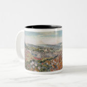 ケベックの取得の眺め ツートーンマグカップ (正面左)