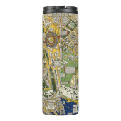 ケベックの地図の都市 タンブラー (裏面)