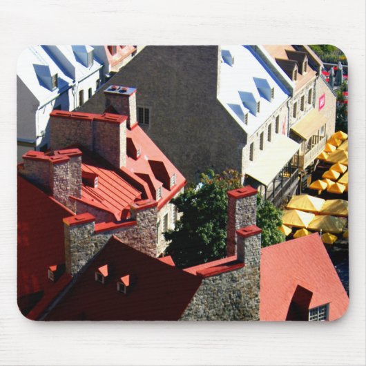 ケベックの屋根 マウスパッド (正面)