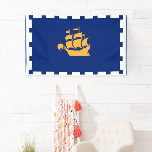 ケベックの旗 横断幕 (インサイチュ)