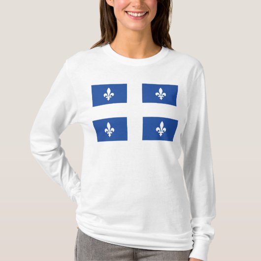 ケベックの旗 Tシャツ (正面)