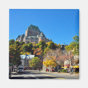 ケベックの磁石の上で高いホテルFrontenac マグネット