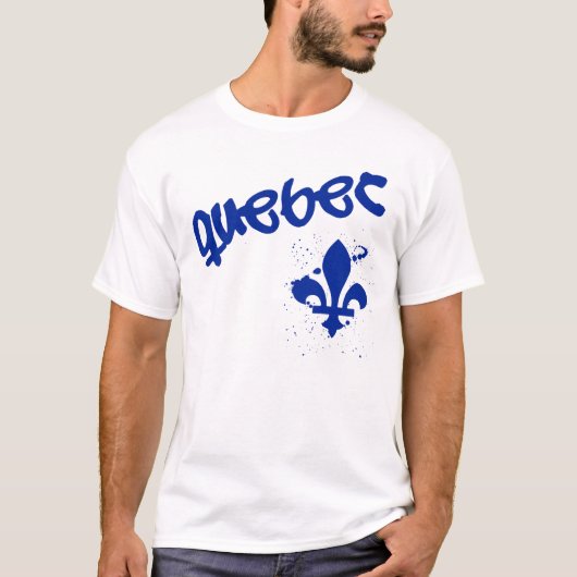 ケベックの落書き Tシャツ (正面)