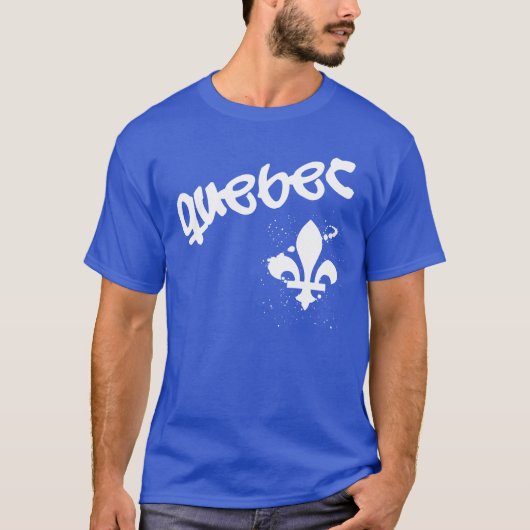 ケベックの落書き Tシャツ (正面)