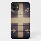 ケベックの険しい木製の旗 Case-Mate iPhoneケース (裏面)