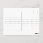 ケベックエレガントカナダポストカード ポストカード (裏面)