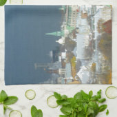 ケベックカナダの水辺地帯 キッチンタオル (折り畳み)