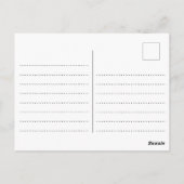 ケベックカナダウォーターカラー ポストカード (裏面)