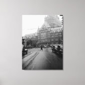 ケベックカナダキャッスルカーズ通り1930の写真 キャンバスプリント (正面)