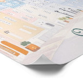 ケベックカナダグアッシュ絵を描イラストレーション旅行 ポスター (角)