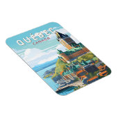 ケベックカナダトラベルアートヴィンテージ マグネット (右側)