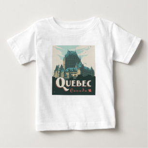 ケベックカナダ シャトー・フロンテナック ベビーTシャツ