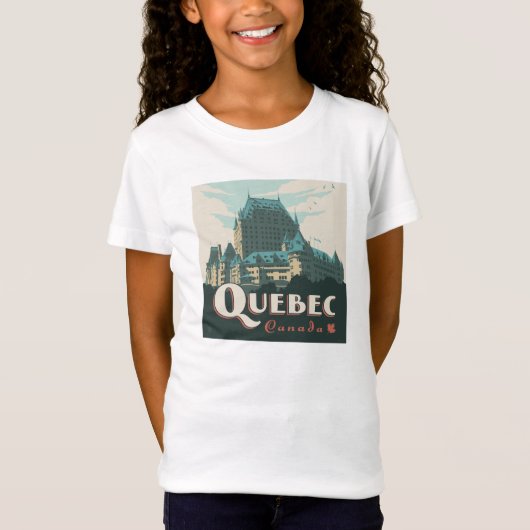 ケベックカナダ |シャトー・フロンテナック Tシャツ (正面)