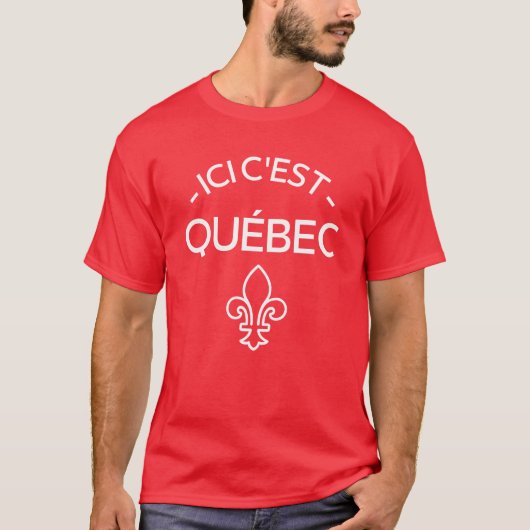 ケベックシティのお友達 Tシャツ (正面)