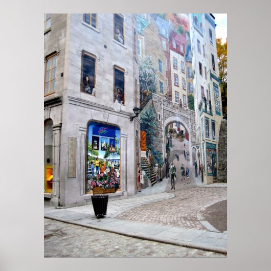 ケベックシティのムラル ポスター (正面)