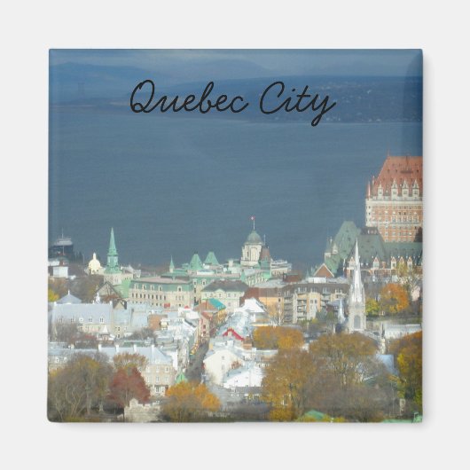 ケベックシティカナダウォーターフロント マグネット (正面)