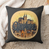 ケベックシティカナダ クッション (ブランケット)