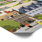 ケベックシティカナダ ポスター (角)