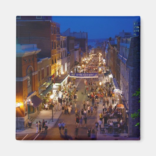 ケベックシティサマーフェスティバルルサンジャンマグネット マグネット (正面)