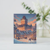 ケベックシティシャトーフロンテナック ポストカード (スタンド正面)