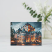 ケベックシティナイトカナダ ポストカード (スタンド正面)