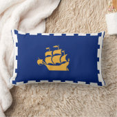 ケベックシティランバーピロー国旗 ランバークッション (ブランケット)