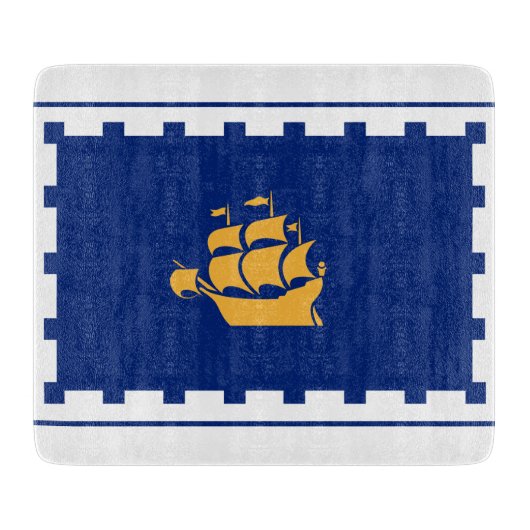 ケベックシティ州旗 カッティングボード (正面)