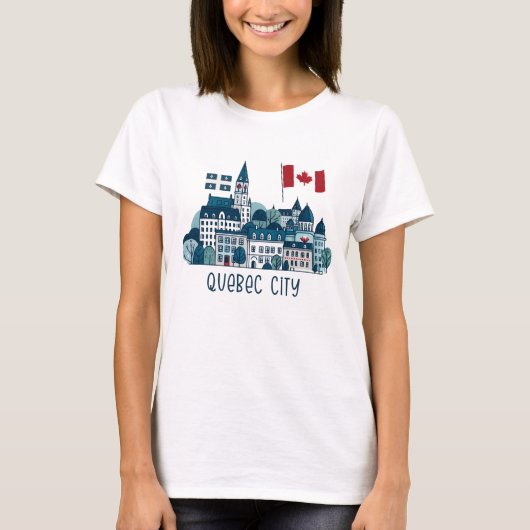 ケベックシティ Tシャツ (正面)