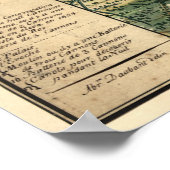 ケベック包囲網の地図 ポスター (角)