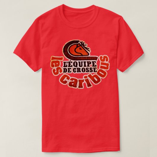ケベック同性ラクロス Tシャツ (デザイン正面)
