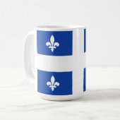 ケベック地方カナダ国旗 コーヒーマグカップ (正面左)