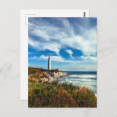 ケベック州ガゼの灯台 – 旅行写真 ポストカード (正面/裏面)