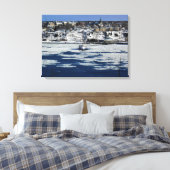 ケベック州セントローレンス川のフェリー キャンバスプリント (インサイチュ (寝室))