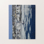 ケベック州セントローレンス川のフェリー ジグソーパズル (縦)