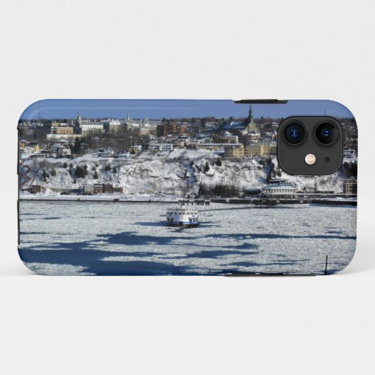 ケベック州セントローレンス川のフェリー Case-Mate iPhoneケース (裏面(横))
