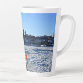 ケベック州セントローレンス川&オールドケベック カフェラテマグ (右)