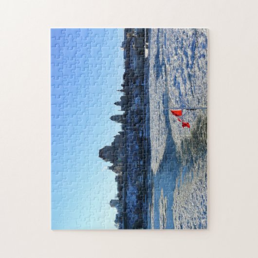 ケベック州セントローレンス川&オールドケベック ジグソーパズル (縦)