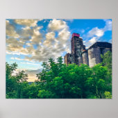 ケベック州モントリオールの古い麦芽工場 ポスター (正面)