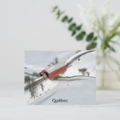 ケベック州レッドカバーブリッジ ポストカード (スタンド正面)