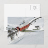 ケベック州レッドカバーブリッジ ポストカード (正面/裏面)