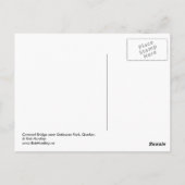 ケベック州レッドカバーブリッジ ポストカード (裏面)