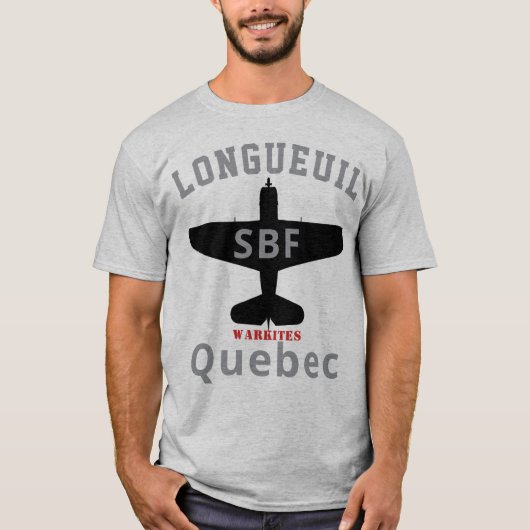 ケベック州ロンゲイニュイのヘルダイバー SBF Tシャツ (正面)